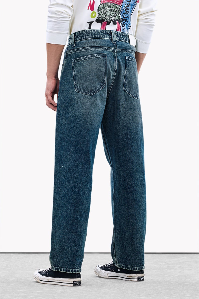 SNITCH Baggy Core Lab Washed Jeans - Image 5